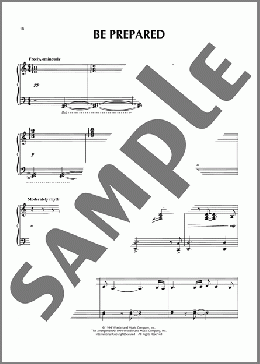 Be Prepared (from The Lion King)(Tim Rice/Elton John) 楽譜 ピアノ（ソロ） ダウンロード
