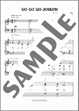 Go Go Go Joseph (from Joseph and the Amazing Technicolor Dreamcoat)(Tim Rice/Andrew Lloyd Webber) 楽譜 ピアノ（ソロ） ダウンロード