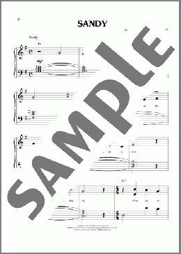 Sandy (from Grease)(John Travolta) 楽譜 ピアノ(ソロ) ダウンロード