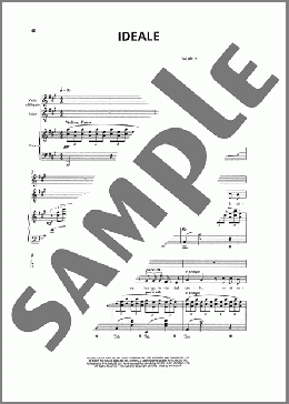 Ideale(Andrea Bocelli) 楽譜 ピアノ & ボーカル & ギター ダウンロード