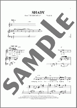 Shady (from The Great Gatsby)(Jason Howland/Nathan Tysen/Jason Howland & Nathan Tysen/Kait Kerrigan) 楽譜 ピアノ & ボーカル ダウンロード