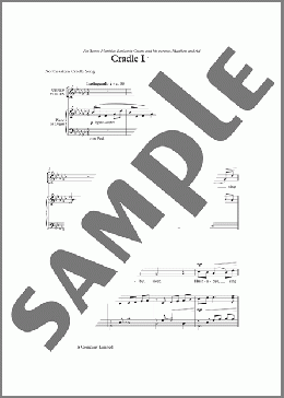 Cradle Lullaby(Owain Park) 楽譜 合唱(その他) ダウンロード