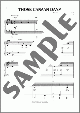 Those Canaan Days (from Joseph and the Amazing Technicolor Dreamcoat)(Tim Rice/Andrew Lloyd Webber) 楽譜 ピアノ（ソロ） ダウンロード