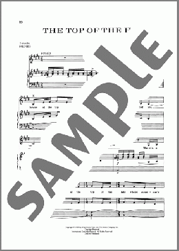 The Top Of The Hill (from Zorba)(Fred Ebb/John Kander/Kander & Ebb) 楽譜 ピアノ & ボーカル ダウンロード