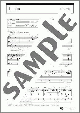 familie [STAGEA エレクトーンで弾く 7～5級 Vol.80 エレクトーンの定番&ザ・ヒット30【10】](Mrs. GREEN APPLE) 楽譜 エレクトーン（ソロ） 6級 ダウンロード 定額サブスク