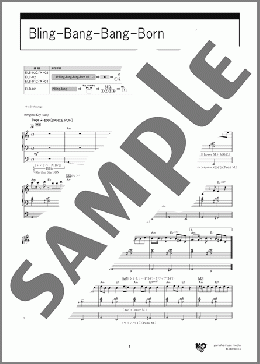Bling-Bang-Bang-Born [STAGEA エレクトーンで弾く 7～5級 Vol.80 エレクトーンの定番&ザ・ヒット30【10】](Creepy Nuts) 楽譜 エレクトーン（ソロ） 7級 ダウンロード 定額サブスク