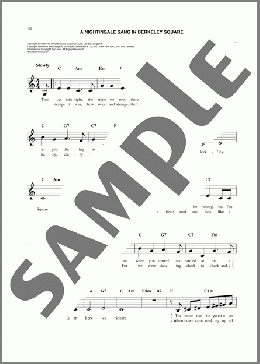 A Nightingale Sang In Berkeley Square(Manhattan Transfer) 楽譜 その他 ダウンロード