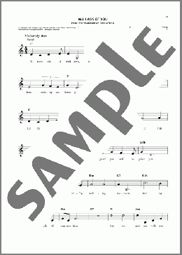 All I Ask Of You (from The Phantom Of The Opera)(Andrew Lloyd Webber) 楽譜 その他 ダウンロード
