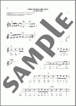 I Wish I Were In Love Again (from Babes In Arms)(Lorenz Hart) 楽譜 その他 ダウンロード