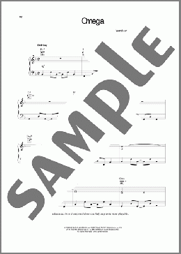 Omega(Rebecca St. James) 楽譜 ピアノ & ボーカル & ギター ダウンロード