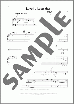 Love To Love You(Rebecca St. James) 楽譜 ピアノ & ボーカル & ギター ダウンロード