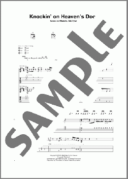 Knockin' On Heaven's Door(Eric Clapton) 楽譜 ギター(ソロ) ダウンロード