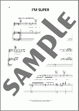 I'm Super (from South Park)(Trey Parker) 楽譜 ピアノ & ボーカル & ギター ダウンロード