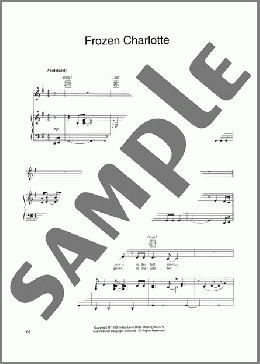 Frozen Charlotte(Natalie Merchant) 楽譜 ピアノ & ボーカル & ギター ダウンロード