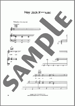 Hey Jack Kerouac(10,000 Maniacs) 楽譜 ピアノ & ボーカル & ギター ダウンロード