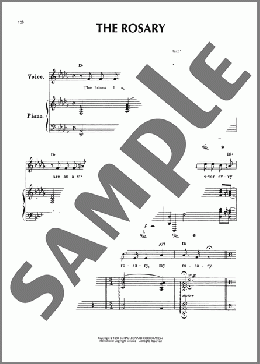 The Rosary(Ethelbert Nevin/Robert Cameron Rogers) 楽譜 ピアノ & ボーカル & ギター ダウンロード