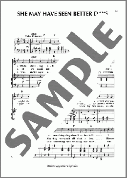 She May Have Seen Better Days(James Thornton) 楽譜 ピアノ & ボーカル & ギター ダウンロード