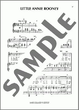 Little Annie Rooney(Michael Nolan) 楽譜 ピアノ & ボーカル & ギター ダウンロード