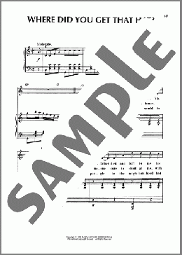 Where Did You Get That Hat?(Joseph J. Sullivan) 楽譜 ピアノ & ボーカル & ギター ダウンロード