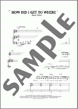How Did I Get Where I Am? (from Marguerite)(Michel LeGrand) 楽譜 ピアノ & ボーカル ダウンロード