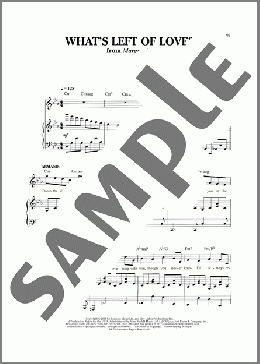 What's Left Of Love? (from Marguerite)(Michel LeGrand) 楽譜 ピアノ & ボーカル ダウンロード