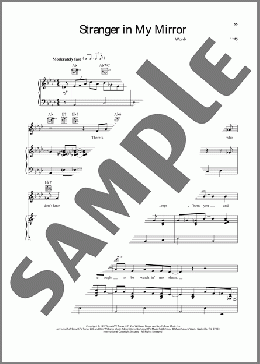 Stranger In My Mirror(Randy Travis) 楽譜 ピアノ & ボーカル & ギター ダウンロード