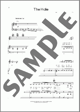 The Hole(Randy Travis) 楽譜 ピアノ & ボーカル & ギター ダウンロード