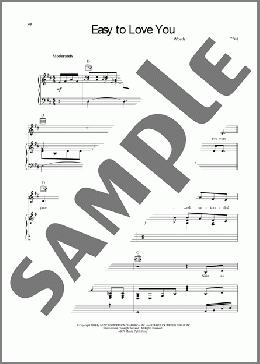 Easy To Love You(Randy Travis) 楽譜 ピアノ & ボーカル & ギター ダウンロード