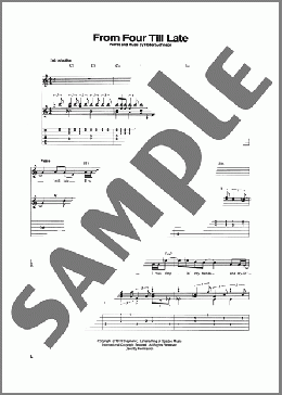 From Four Until Late(Robert Johnson) 楽譜 ギター(ソロ) ダウンロード