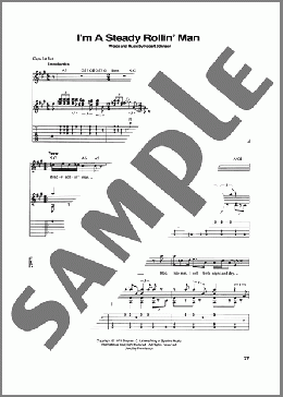 I'm A Steady Rollin' Man (Steady Rollin' Man)(Eric Clapton/Robert Johnson) 楽譜 ギター(ソロ) ダウンロード