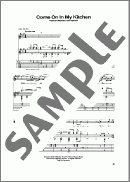 Come On In My Kitchen(Robert Johnson) 楽譜 ギター(ソロ) ダウンロード