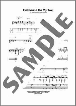 Hell Hound On My Trail(Robert Johnson) 楽譜 ギター(ソロ) ダウンロード