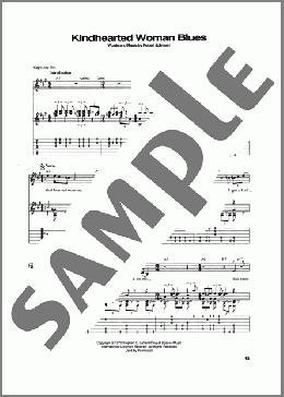 Kind Hearted Woman Blues(Eric Clapton/Robert Johnson) 楽譜 ギター(ソロ) ダウンロード