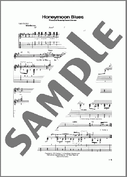 Honeymoon Blues(Robert Johnson) 楽譜 ギター(ソロ) ダウンロード