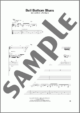 Bell Bottom Blues(Eric Clapton/Derek And The Dominos) 楽譜 ギター(ソロ) ダウンロード