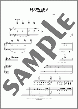 Flowers (from Hadestown)(Anais Mitchell) 楽譜 ピアノ & ボーカル & ギター ダウンロード