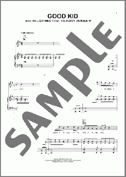 Good Kid (from The Lightning Thief: The Percy Jackson Musical)(Rob Rokicki) 楽譜 ピアノ & ボーカル & ギター ダウンロード