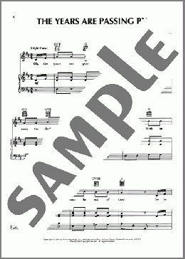 The Years Are Passing By (from A Christmas Carol)(Lynn Ahrens) 楽譜 ピアノ & ボーカル & ギター ダウンロード