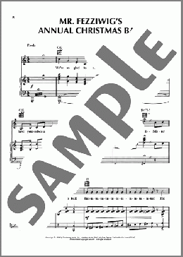 Mr. Fezziwig's Annual Christmas Ball (from A Christmas Carol)(Lynn Ahrens) 楽譜 ピアノ & ボーカル & ギター ダウンロード