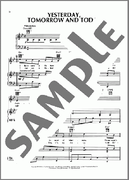 Yesterday, Tomorrow And Today (from A Christmas Carol)(Lynn Ahrens) 楽譜 ピアノ & ボーカル & ギター ダウンロード