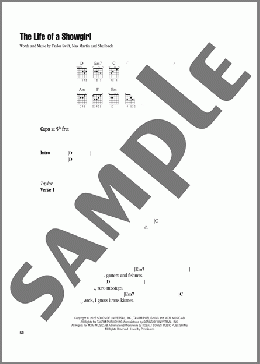 The Life Of A Showgirl (feat. Sabrina Carpenter)(Taylor Swift) 楽譜 ギター(コード) ダウンロード