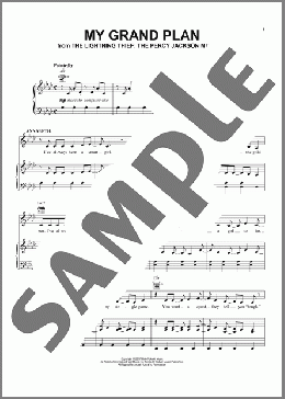 My Grand Plan (from The Lightning Thief: The Percy Jackson Musical)(Rob Rokicki) 楽譜 ピアノ & ボーカル & ギター ダウンロード