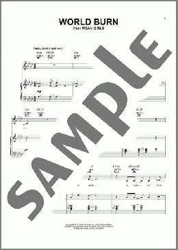 World Burn (from Mean Girls)(Nell Benjamin) 楽譜 ピアノ & ボーカル & ギター ダウンロード