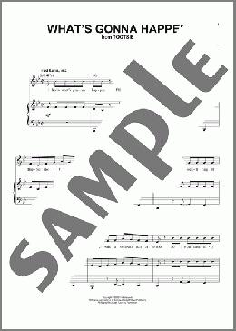 What's Gonna Happen (from Tootsie)(David Yazbek) 楽譜 ピアノ & ボーカル & ギター ダウンロード