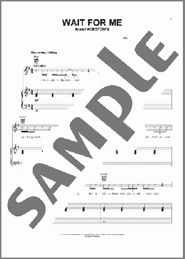 Wait For Me (from Hadestown)(Anais Mitchell) 楽譜 ピアノ & ボーカル & ギター ダウンロード
