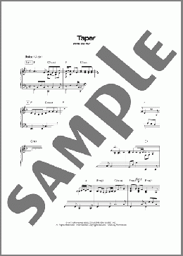 Tapestry(Carole King) 楽譜 ピアノ(ソロ) ダウンロード