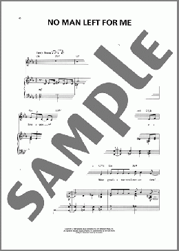 No Man Left For Me (from The Will Rogers Follies)(Betty Comden) 楽譜 ピアノ & ボーカル ダウンロード