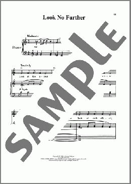 Look No Further (from No Strings)(Richard Rodgers) 楽譜 ピアノ & ボーカル ダウンロード