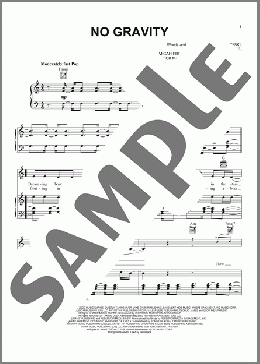No Gravity (feat. Bava)(Zedd/Zedd Feat. Bava) 楽譜 ピアノ & ボーカル & ギター ダウンロード