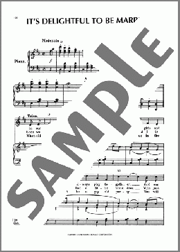 It's Delightful To Be Married(V. Scotto/Anna Held) 楽譜 ピアノ & ボーカル & ギター ダウンロード